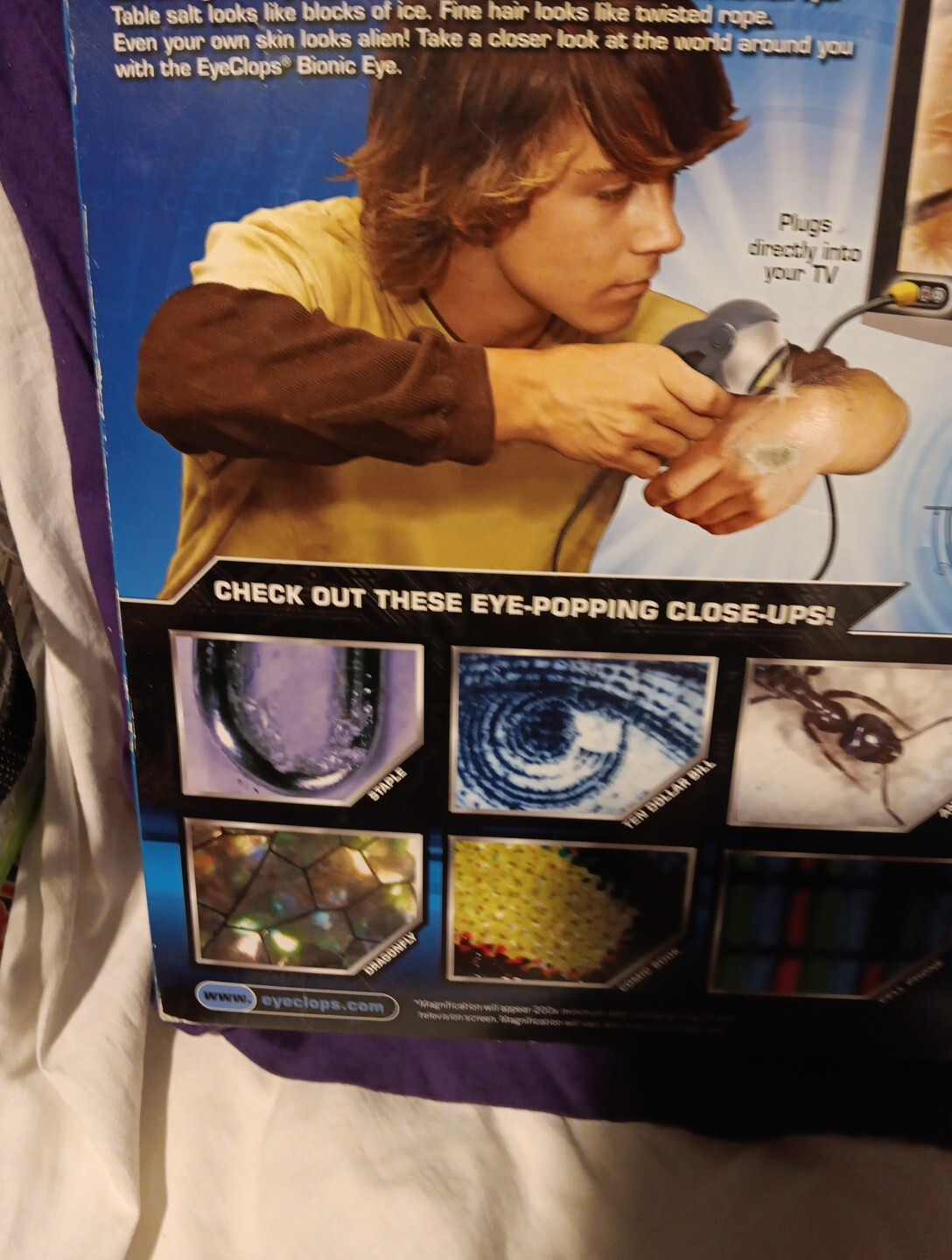 Jakks Pacific Bionic Eye Eye Clops Series Plug-In TV Microscope 2009 NEW SEALED