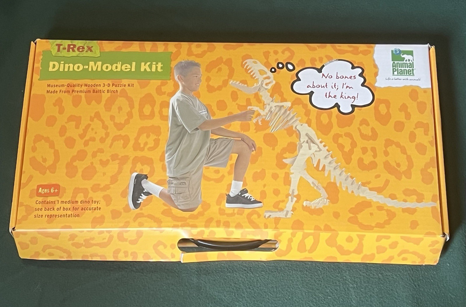 T-REX Dino Model Kit – Animal Planet – 3D Dinosaur Wood Puzzle – Great Condition
