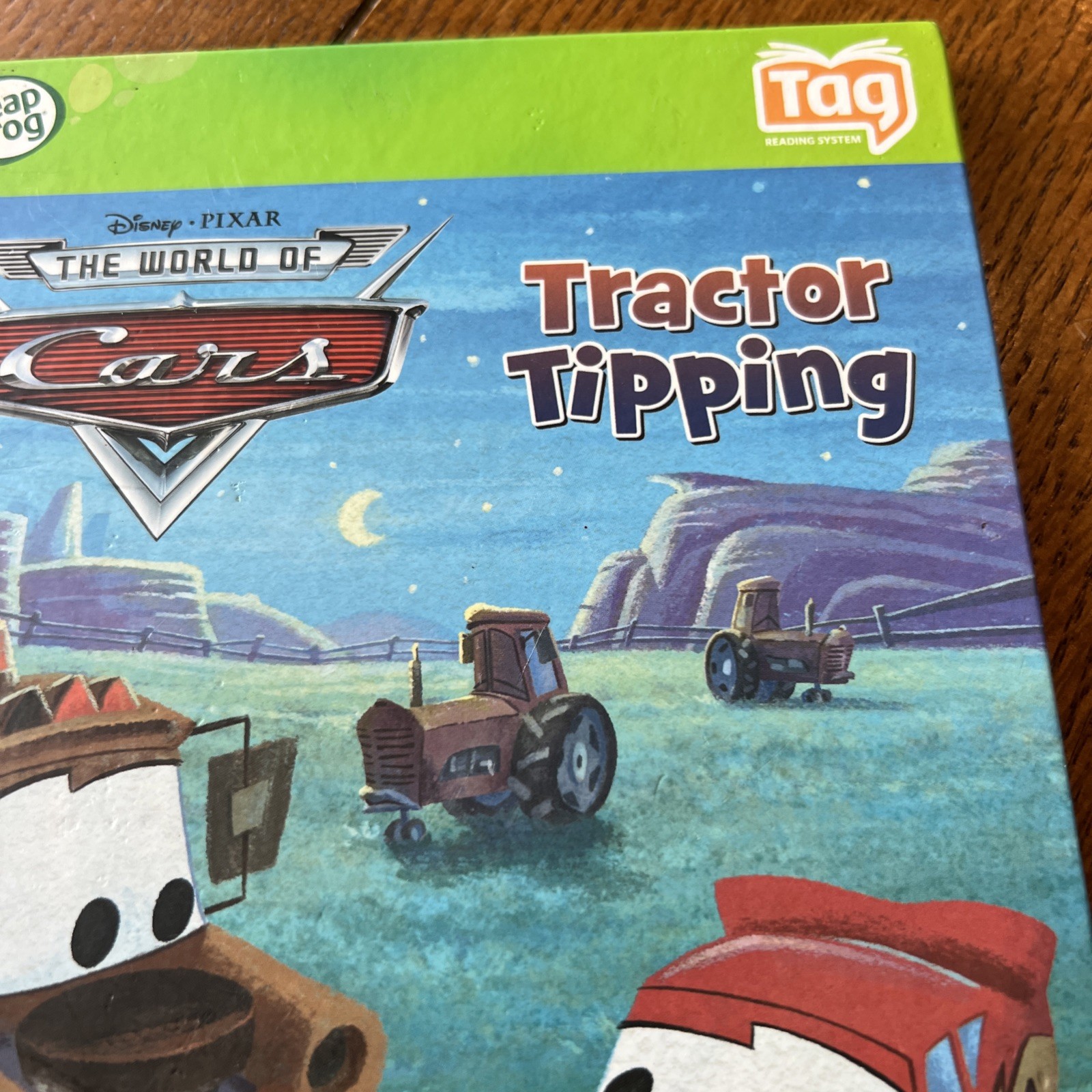 LeapFrog Tag Pen book — DISNEY PIXAR CARS: TRACTOR TIPPING