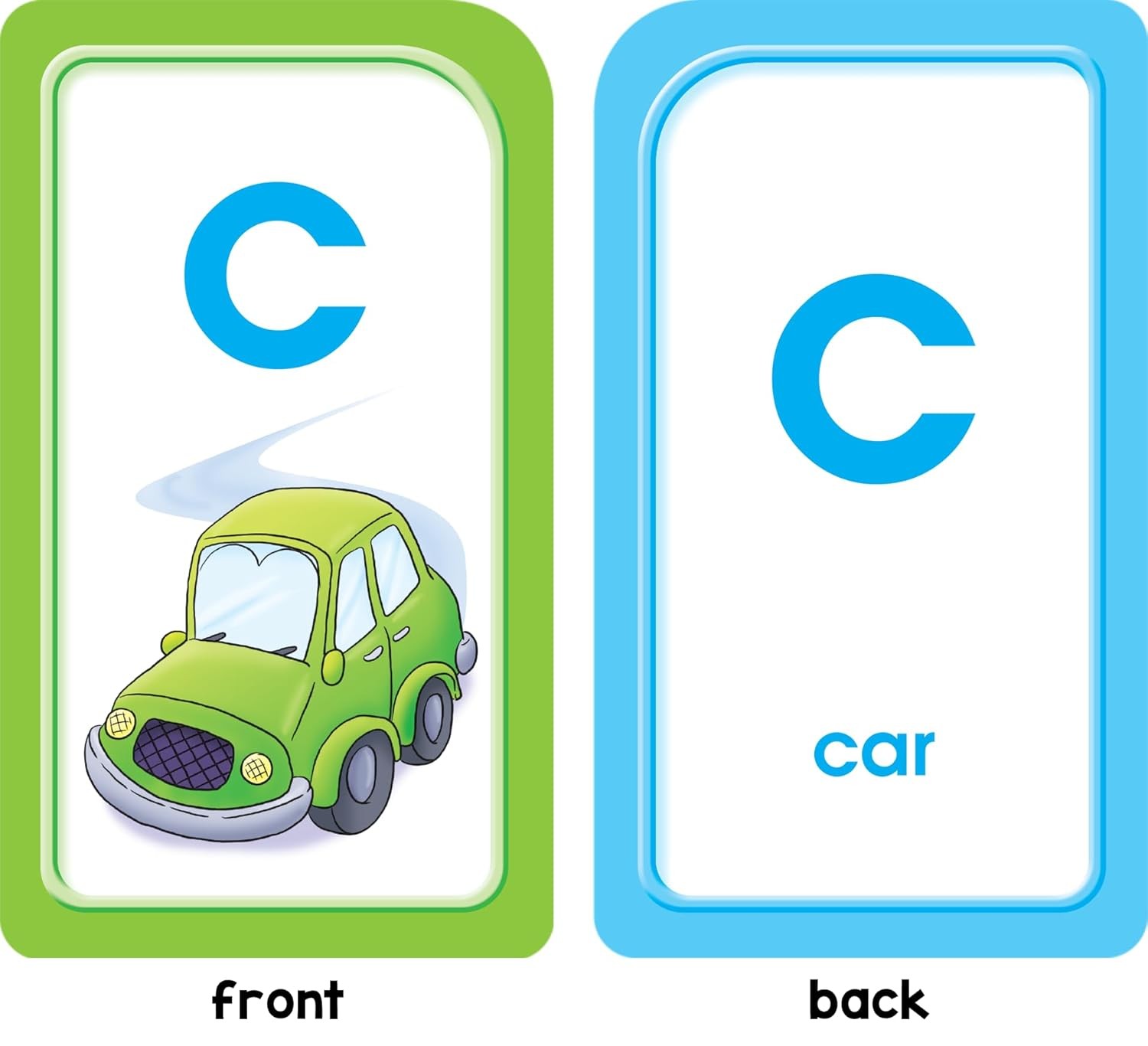 School Zone Alphabet Match Flash Cards: 56 Cards, Preschool, Kindergarten, ABC’s