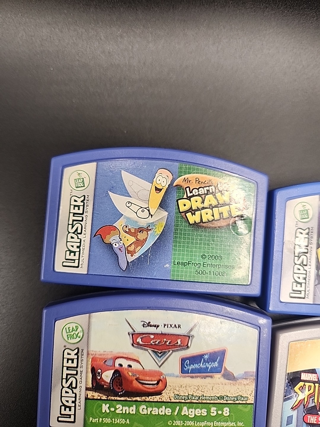 7 Leapfrog Games Spiderman Cars Star Wars Dora