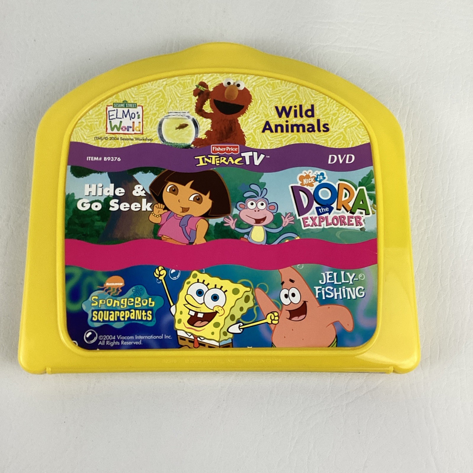 Fisher Price InteracTV DVD Based Learning System Blues Clues Dora Elmo SpongeBob