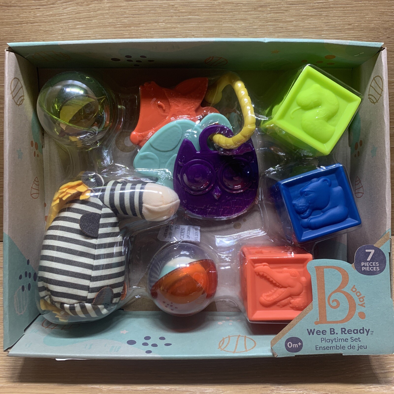 Baby Wee B. Ready By Battat Baby Playtime Play set 0+ Months 7 Pieces