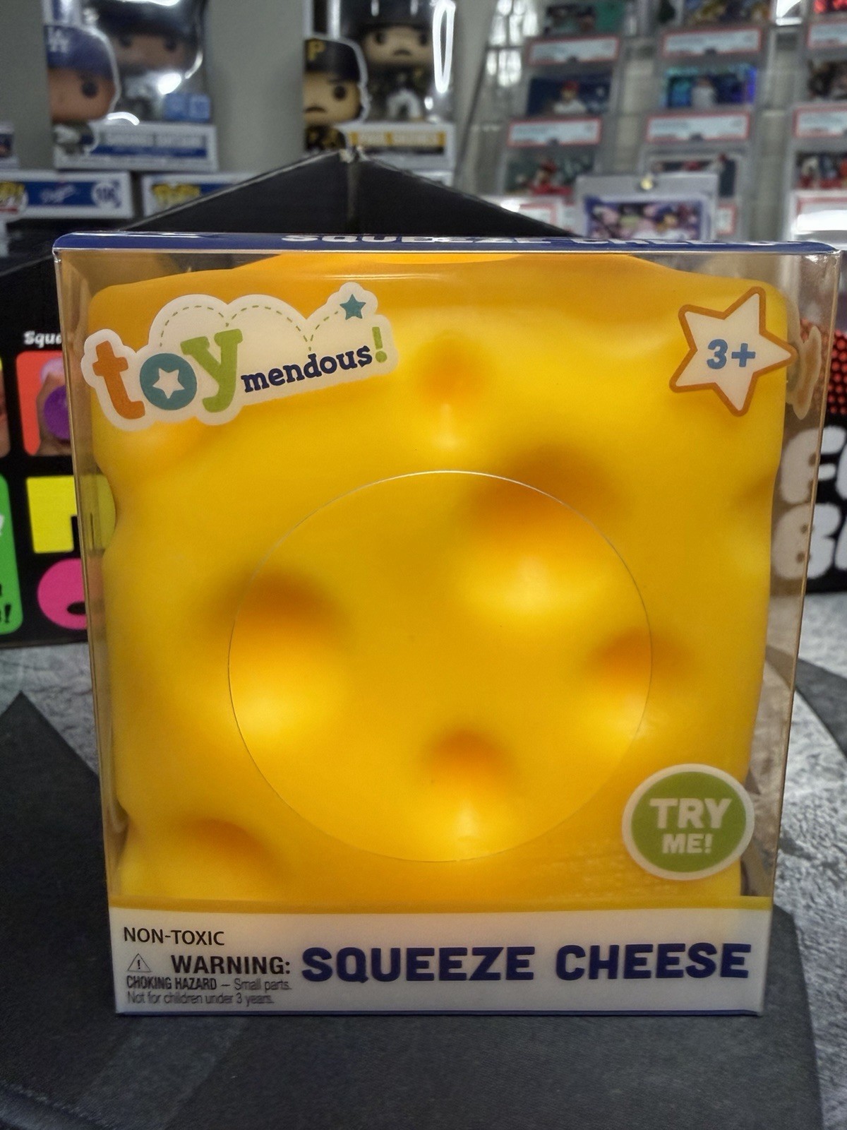 🔥🧀Genuine Toymendous Giant squeeze Cheese 🧀🔥Us Seller! Same Day Ship!