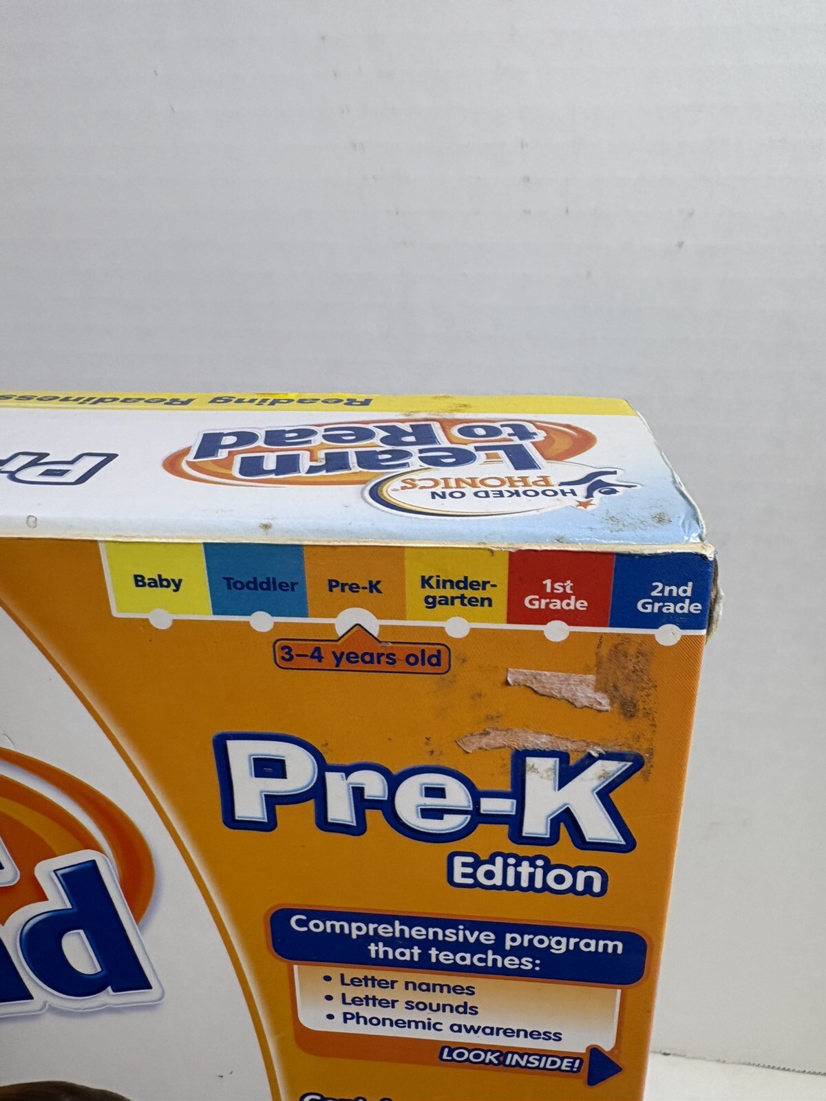 New open box Hooked On Phonics Pre-K Learn to Read Edition Program 3-4 Years