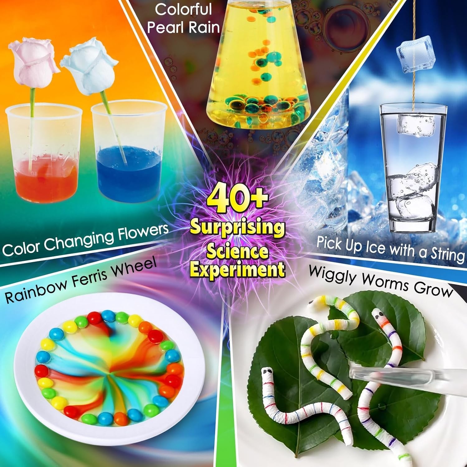 40+ Experiments Science Kit for Kids – Chemistry Set, Educational Toy G