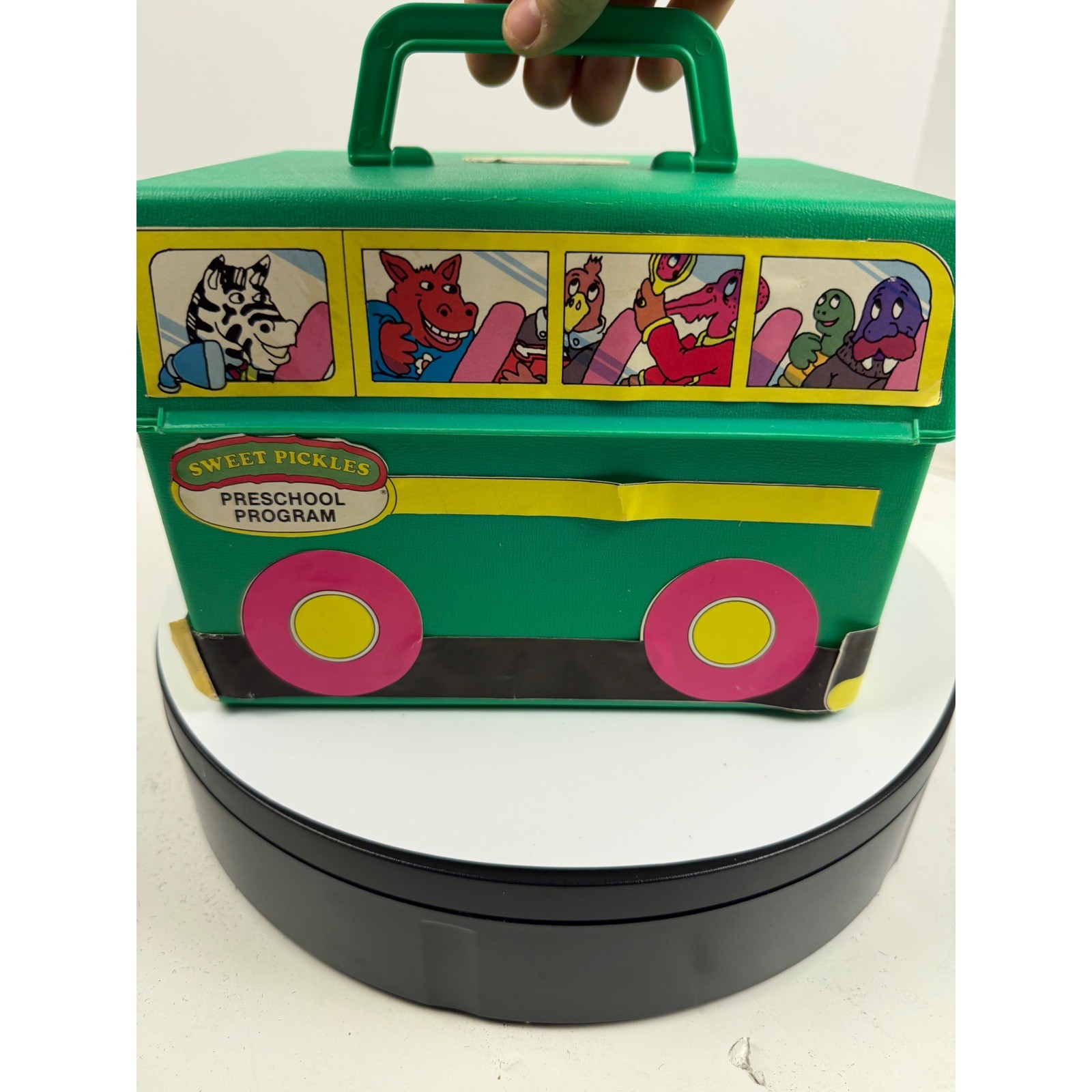 Vintage Sweet Pickles Preschool Program Bus Box Activity Cards ’87 Weekly Reader