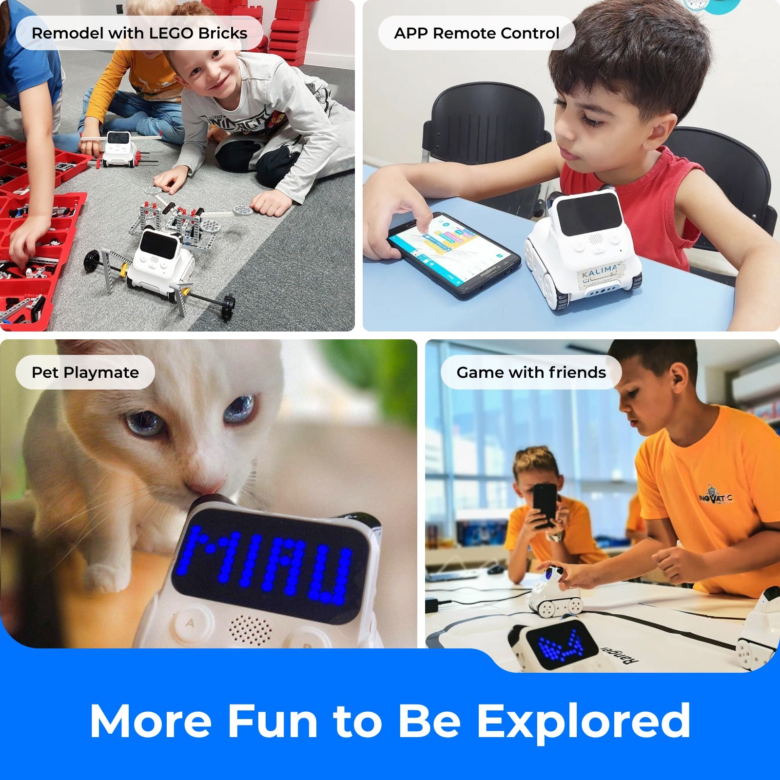 Makeblock Codey Rocky Coding Robot Toy for Kids 6-12, Learn Scratch & Python