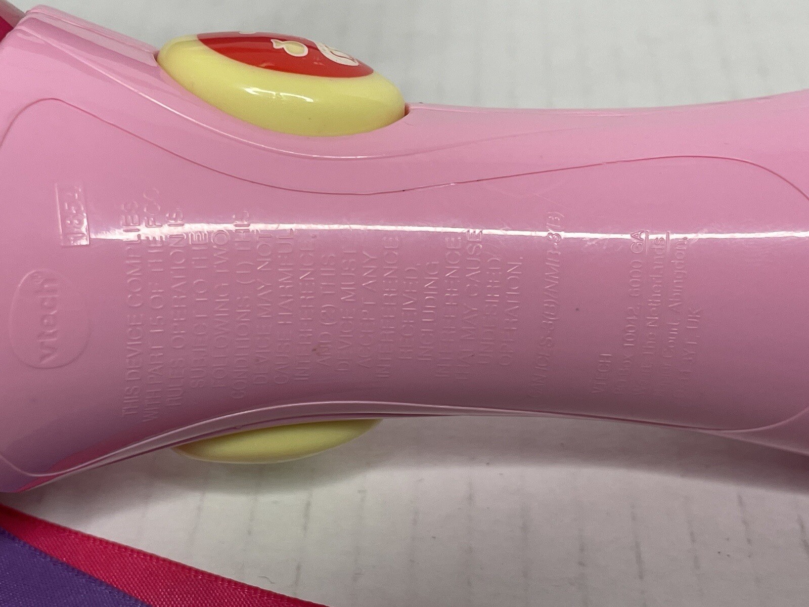Vtech Microphone Pink Interactive Sing Along Songs Animal Sounds Lights Up Works