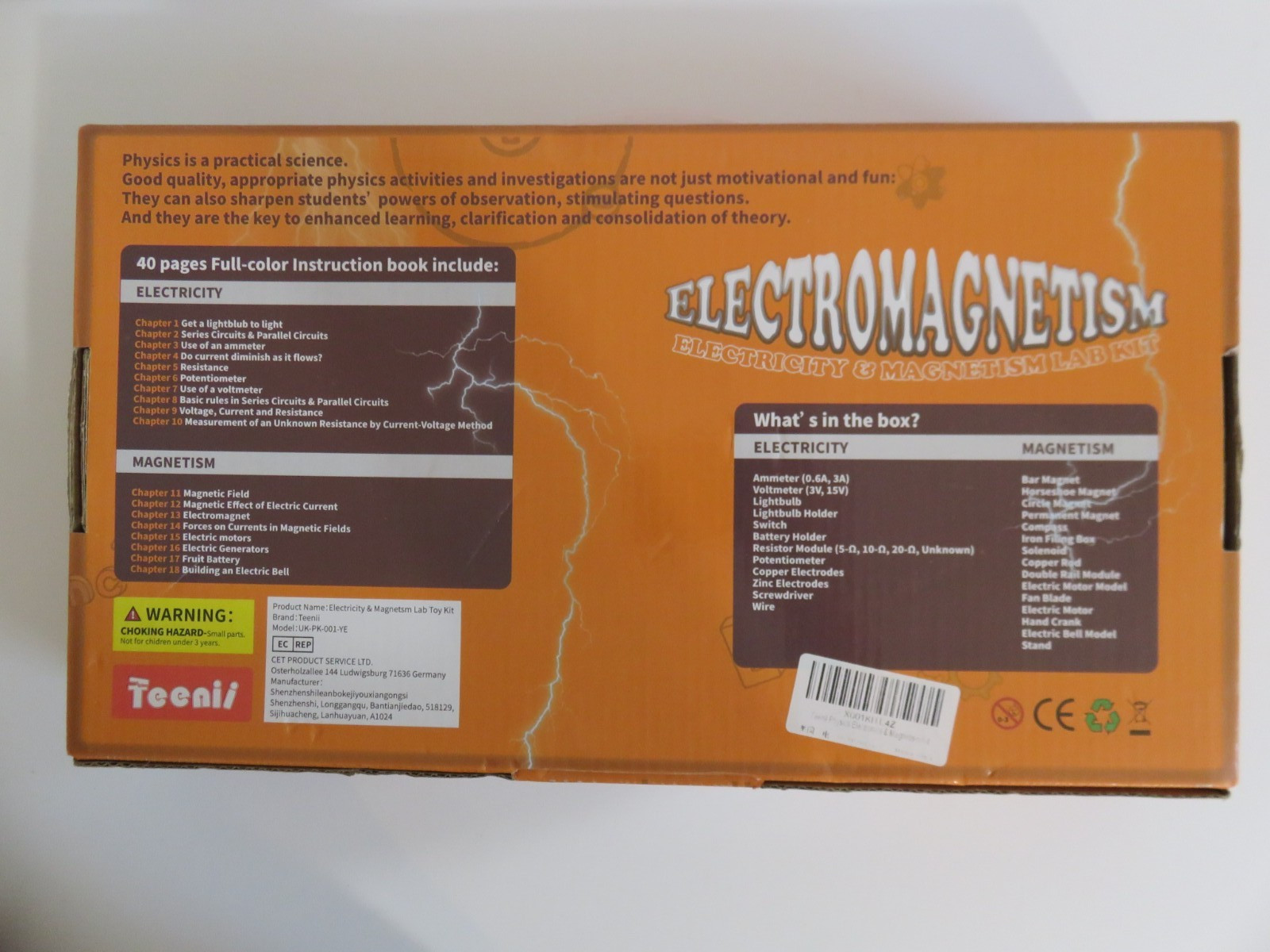 Electromagnetism Lab Kit Experiments Teenii Science Kit Ages 8+ Homeschool