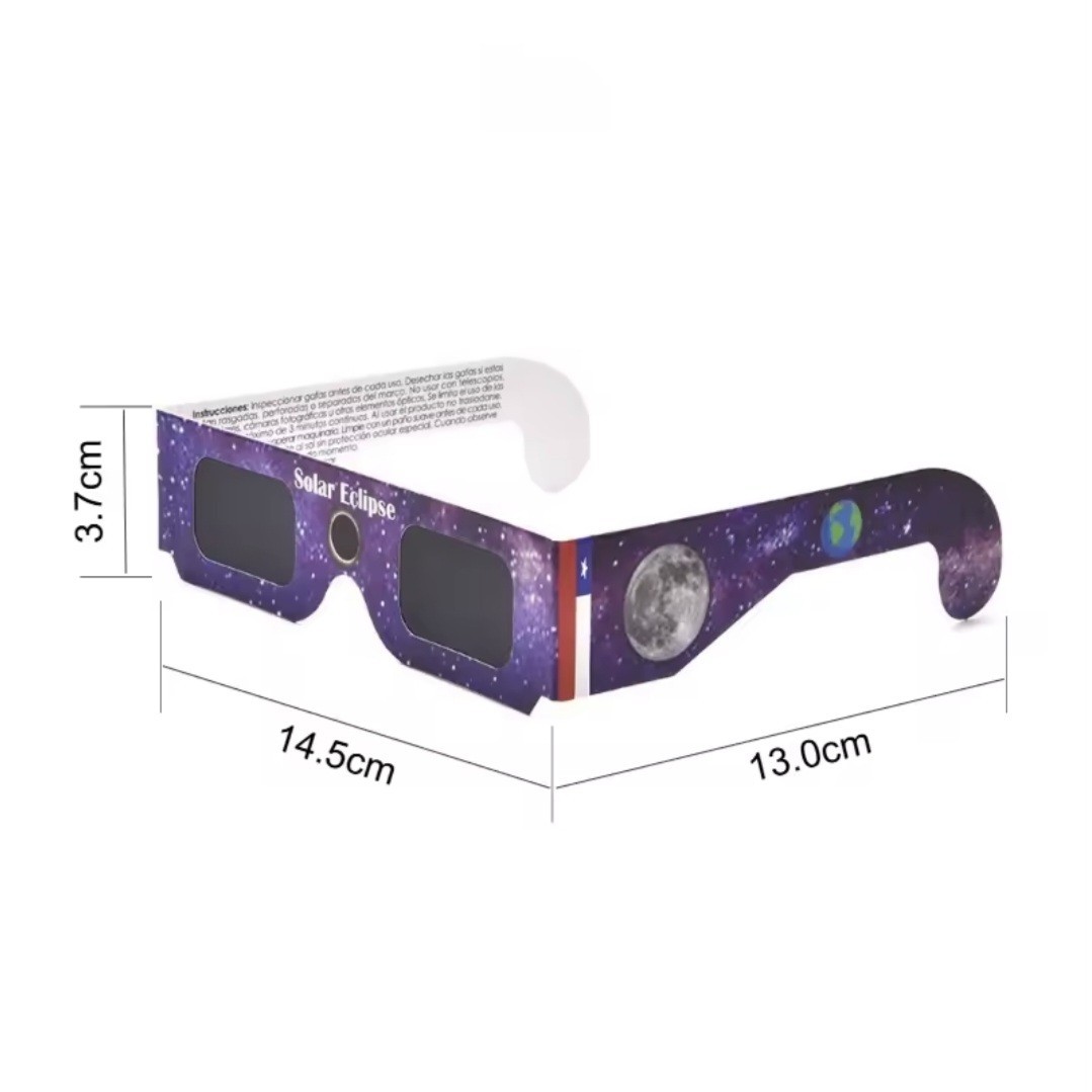 ​10x Solar Eclipse Glasses CE ISO Certified – Safe Sun Viewing UK Aug 12th 2026