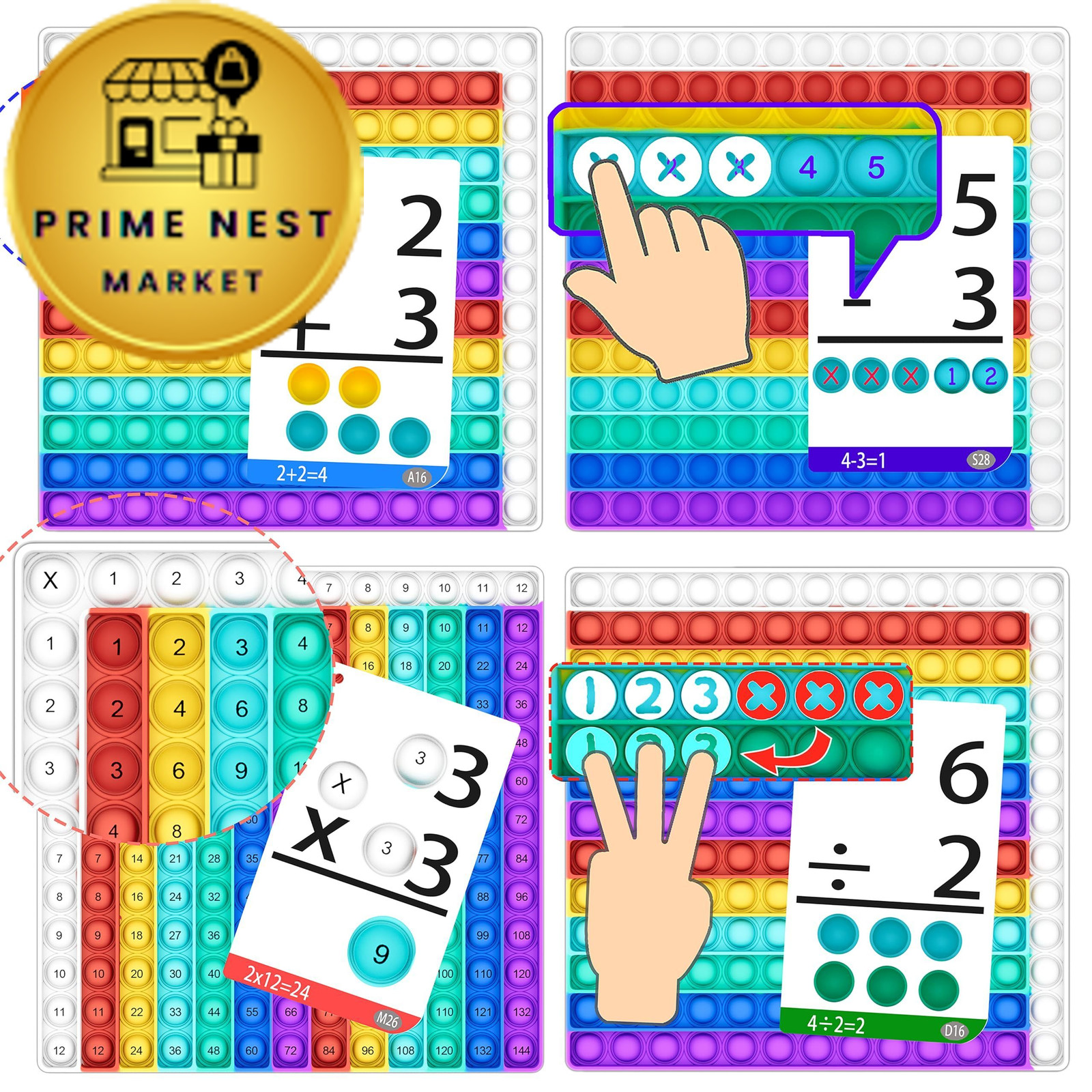 Math Games for Kids – Flash Cards – Interactive Medium,
