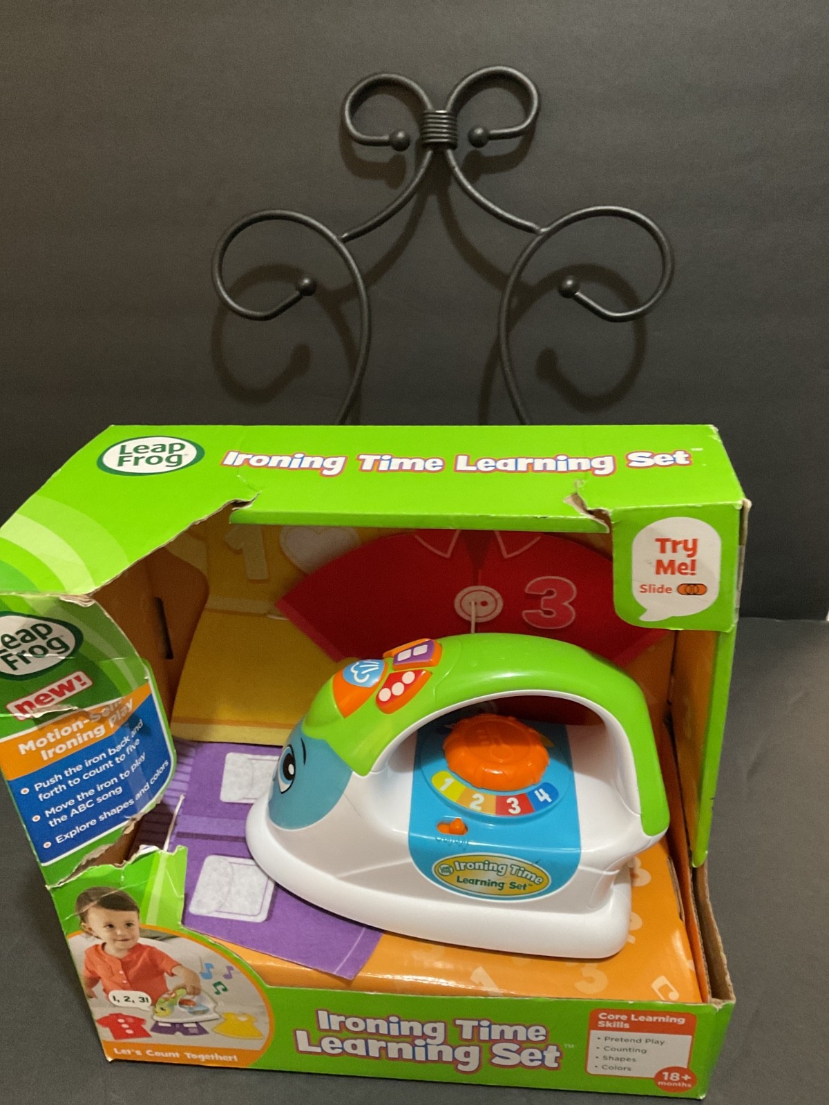 LeapFrog Ironing Time Learning Set, Pretend Play, Teaches Colors, Shapes