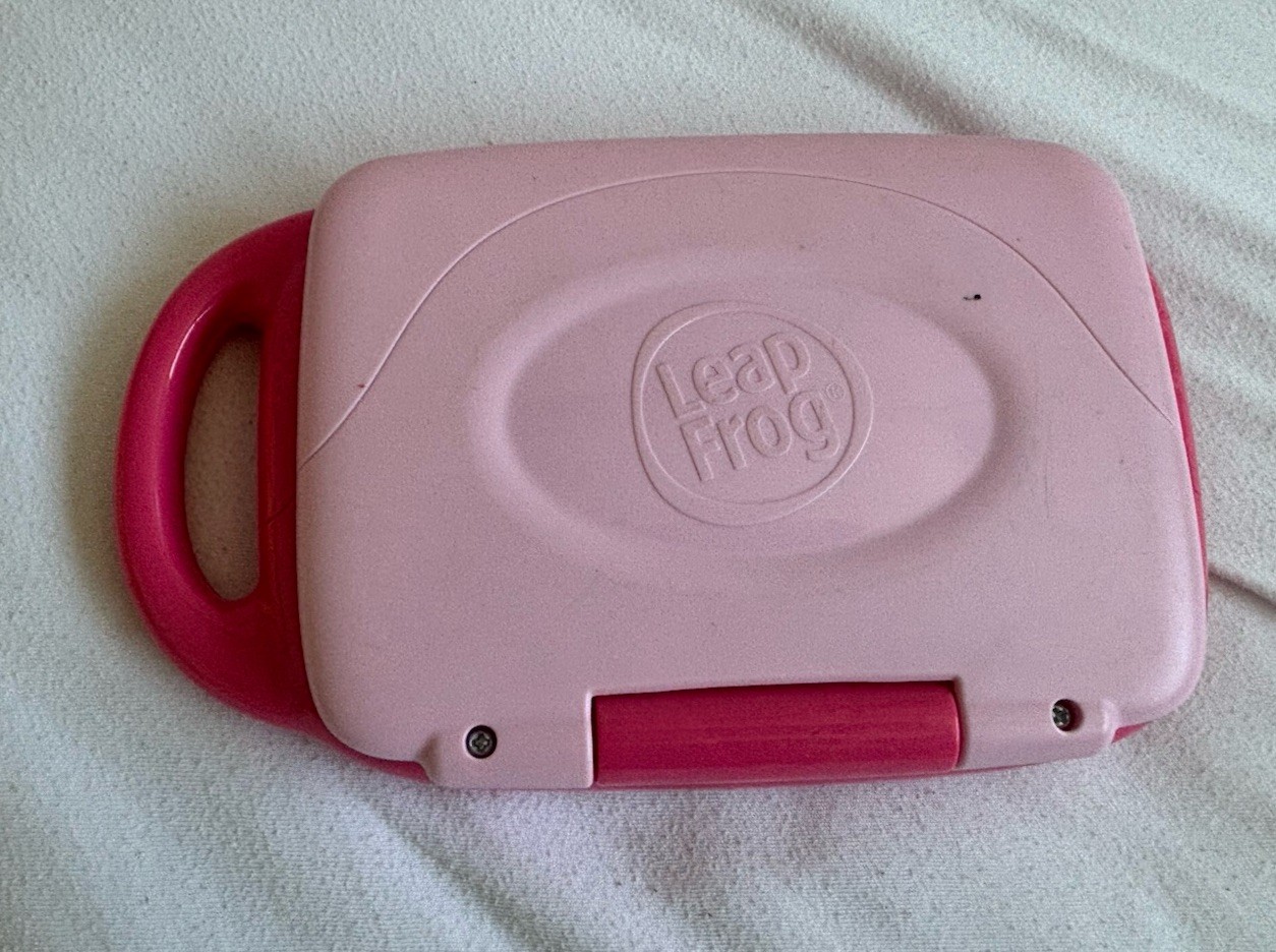 LeapFrog My Own Leaptop Laptop Tablet Computer For Kids Pink Tested Works