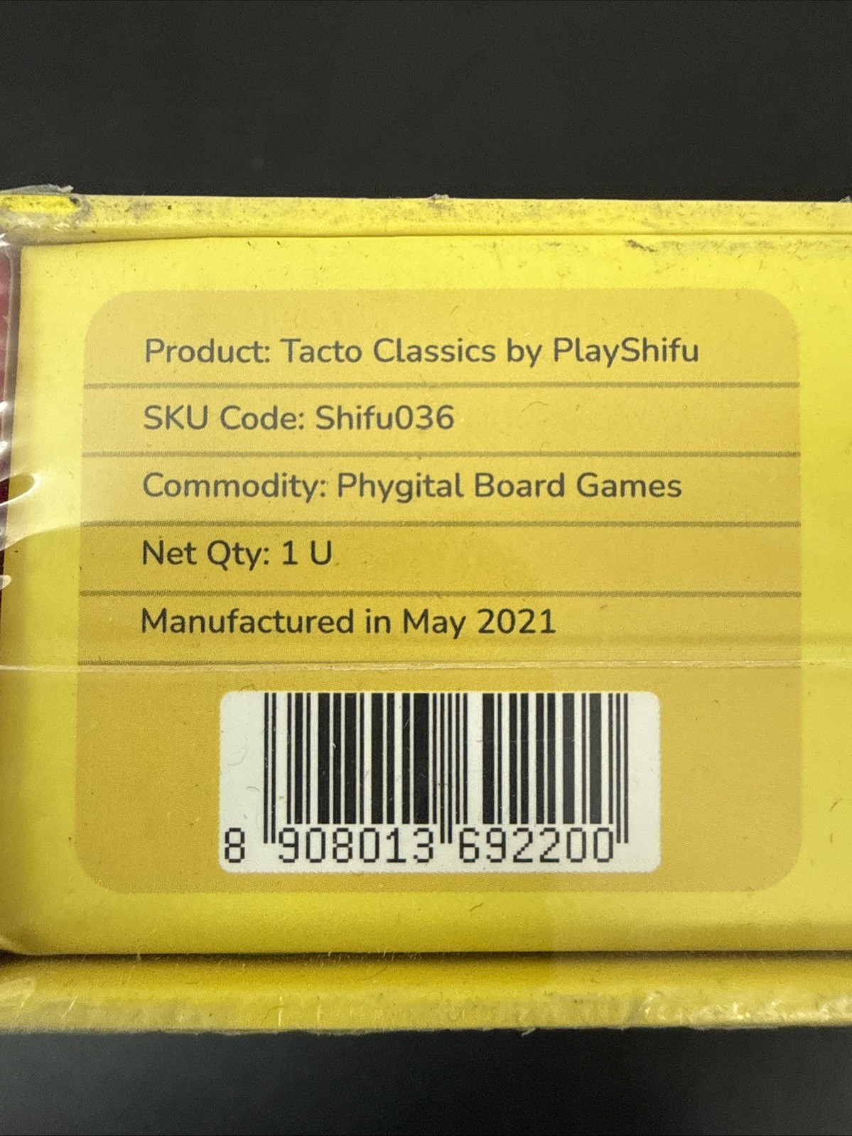 Shifu TacTo 2-in-1 combo Laser+Classics Board Games – Tablet Not Included Sealed