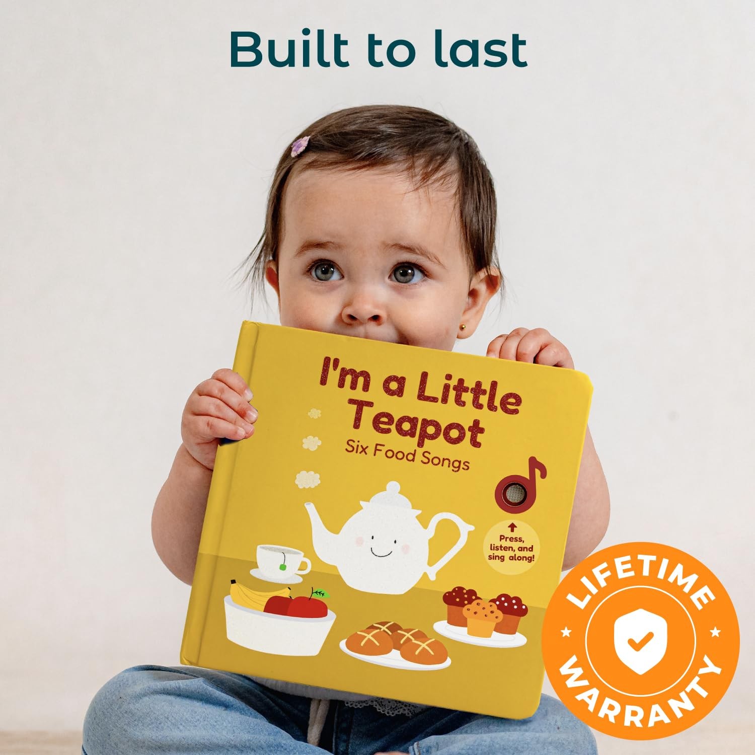 I’m a Little Teapot Music Book for Toddlers 1-3 Years Old – Food Musical Book…