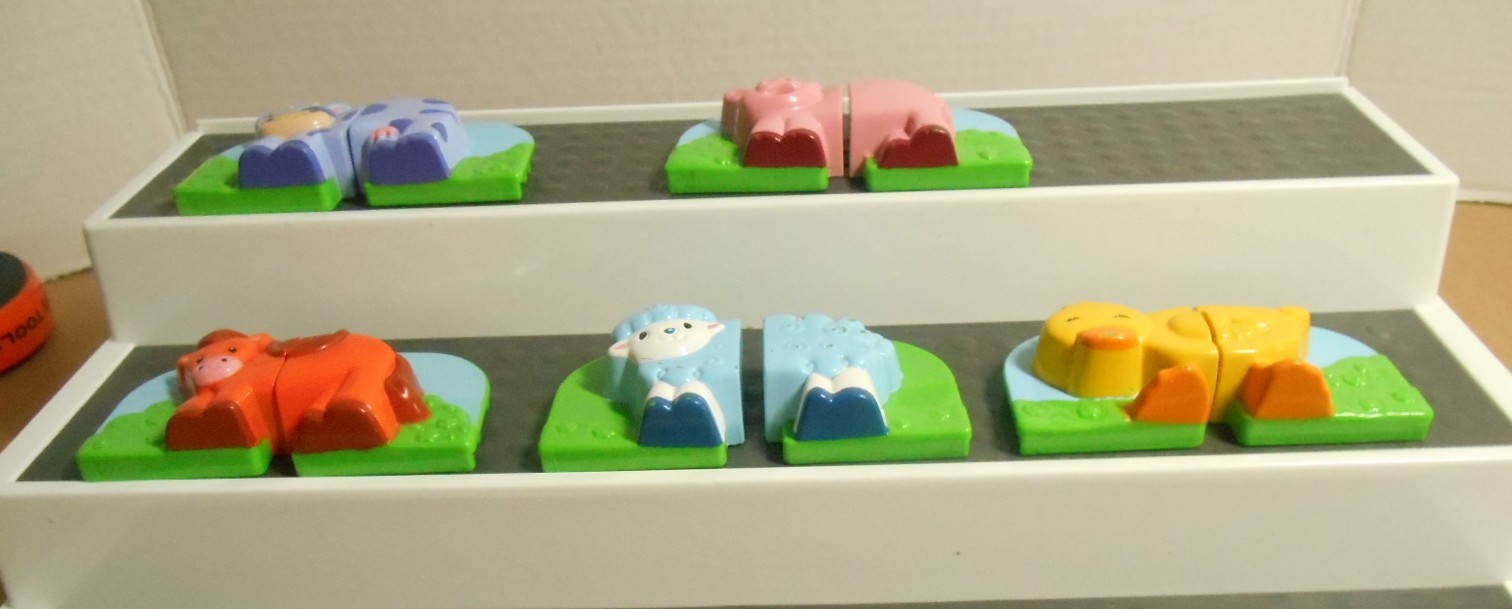 2007 LeapFrog Fridge Farm Magnetic Animal Set Barn Toy Complete Tested Y11