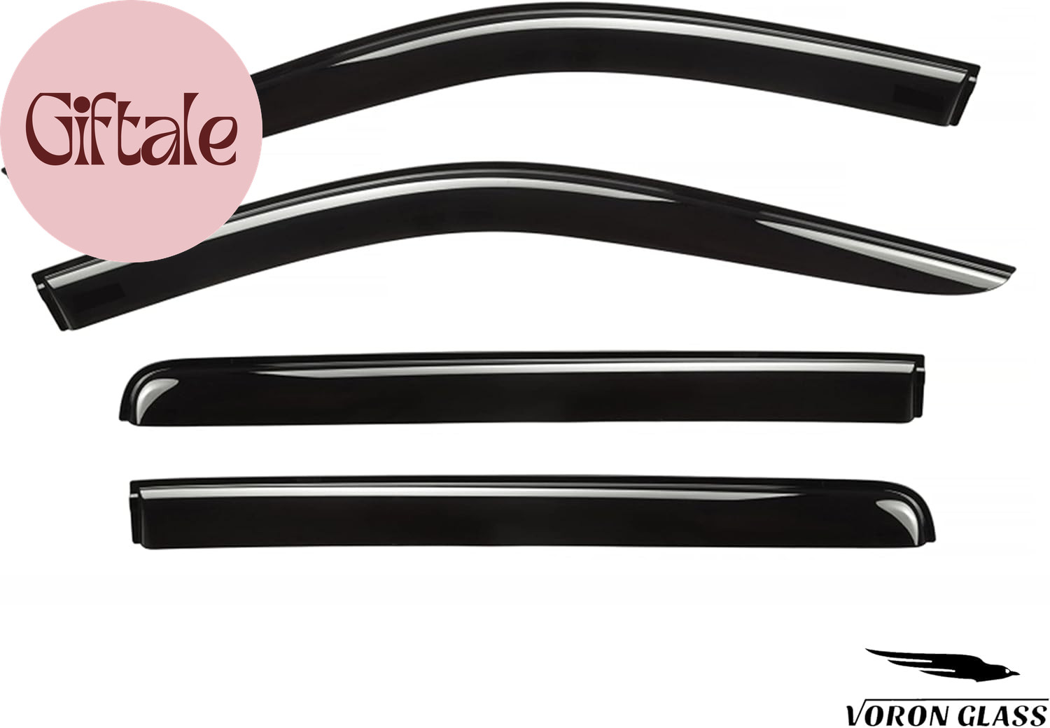 Tape-On Extra Durable Rain Guards for Trucks Chevrolet (Chevy) Silverado/Gmc Sie
