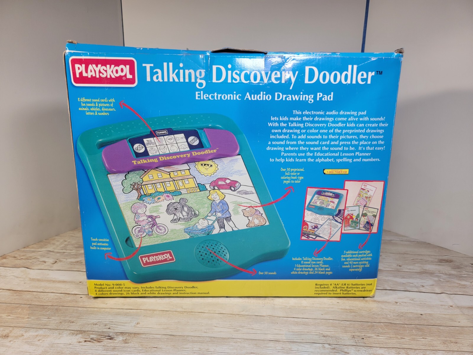 Vintage 1995 Playskool Talking Discovery Doodler Teaching Audio Drawing Pad NEW