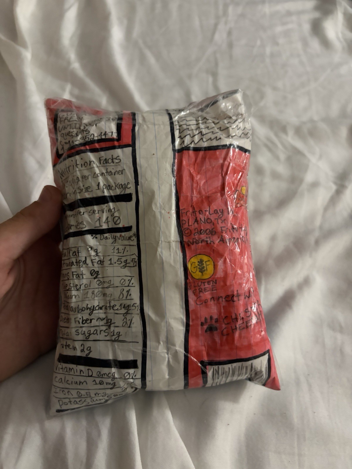 Cheeto Puff Paper Squishy