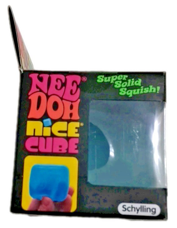 Nee Doh Nice Cube Viral Squish Cube Sensory Squeeze Toys 1 Large New Color Teal