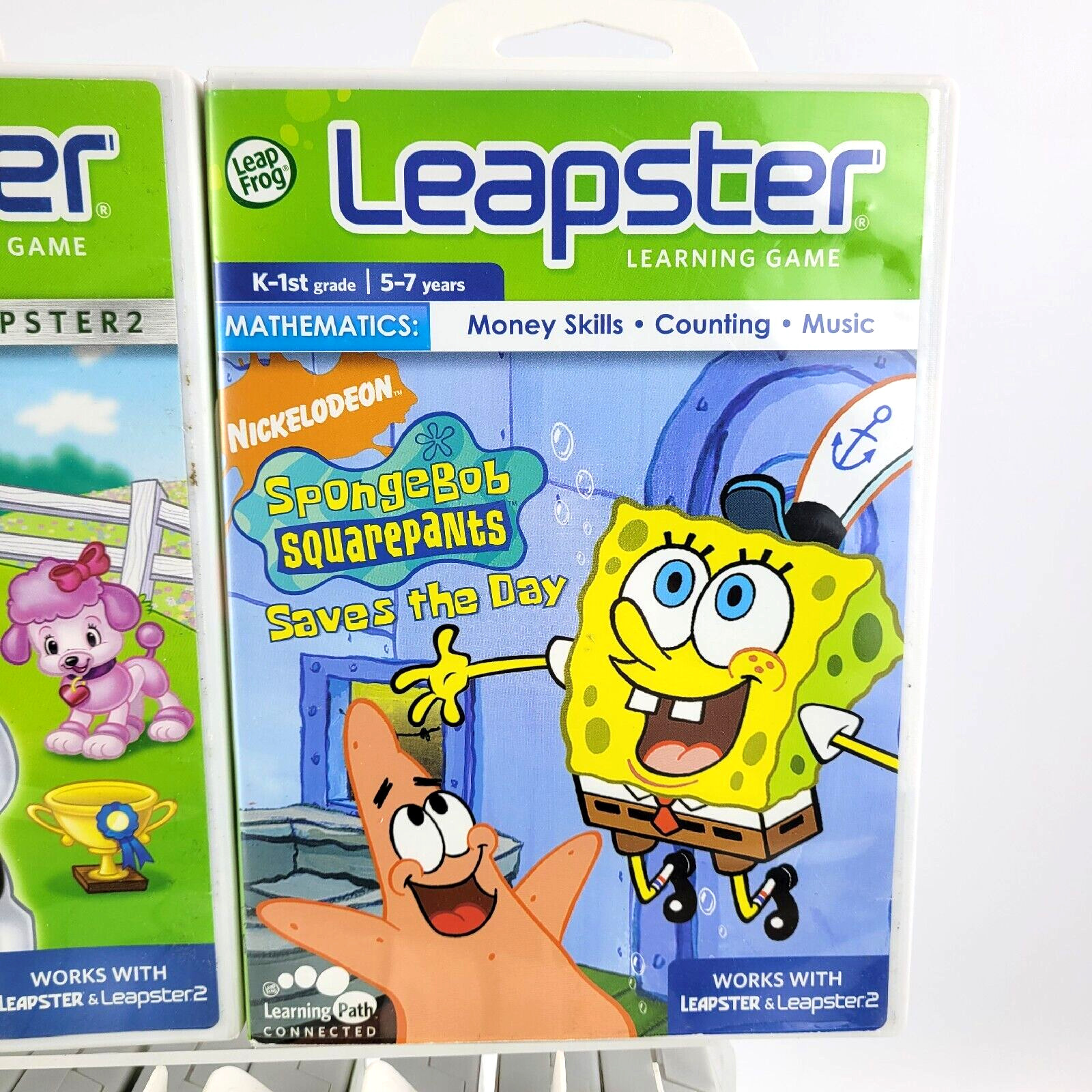 Lot of (10) Leapster Learning Games Cartridges & Cases Fun Educational Games