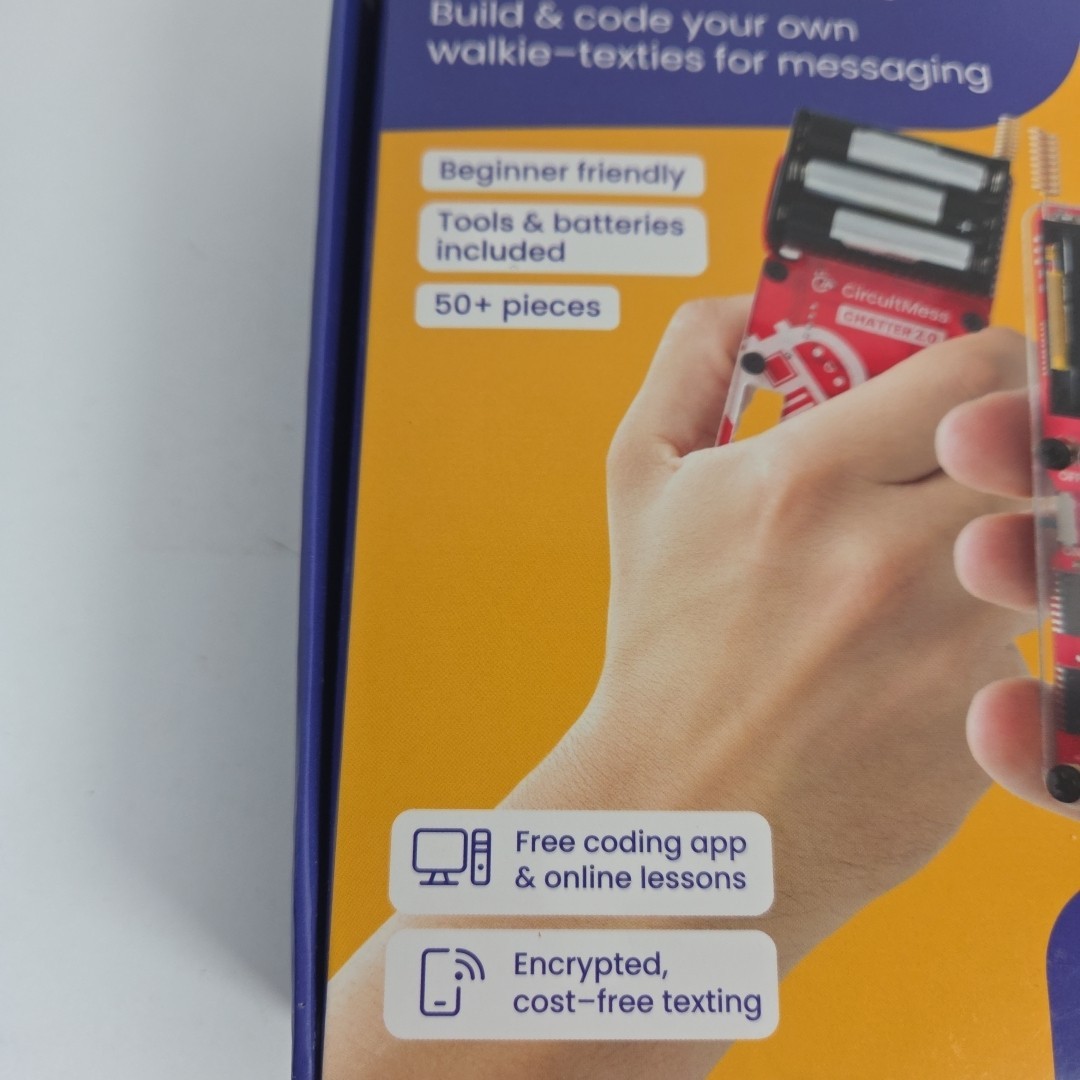CircuitMess STEM Starter Kit, Chatter 2.0 Build/code your own walkie-texties