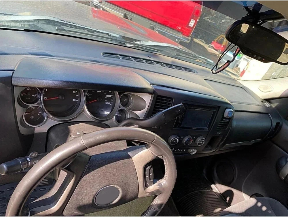Kojem Black Dash Board Cover Compatible with 2007-2013 Chevy Chevrolet Silverado