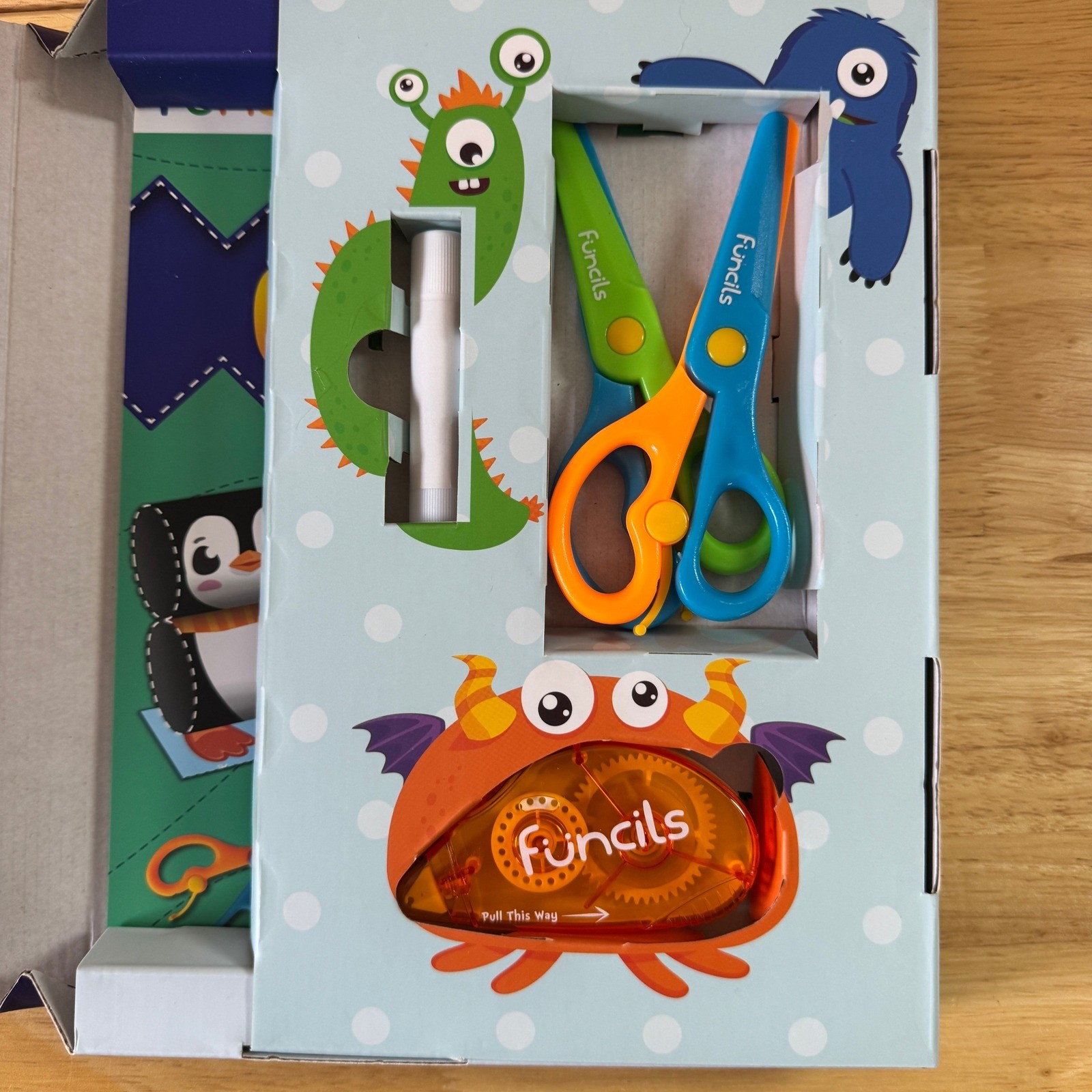 Funcils Scissor Fun Activity Kit 30 Skills Projects 2 Safety Scissors Ages 3-7
