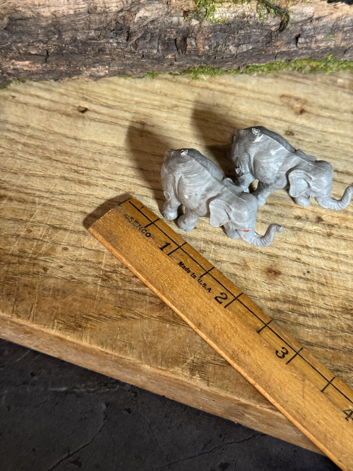 Miniature Dollhouse Toy Elephant Zoo Safari Circus Animal Figurine Plastic