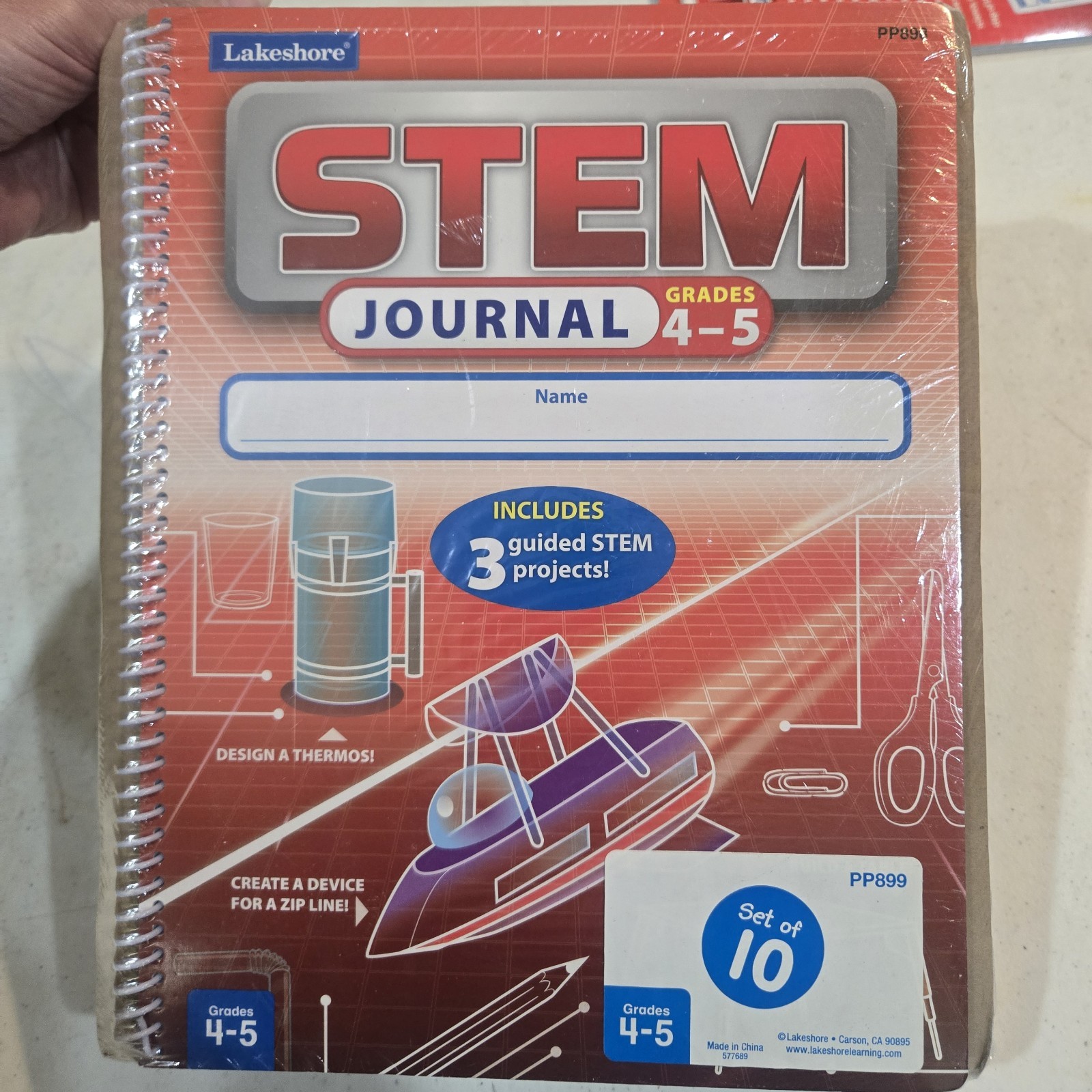 Lakeshore Journal STEM Grades 4-5 Science Experiments Set Of 10 NEW Sealed