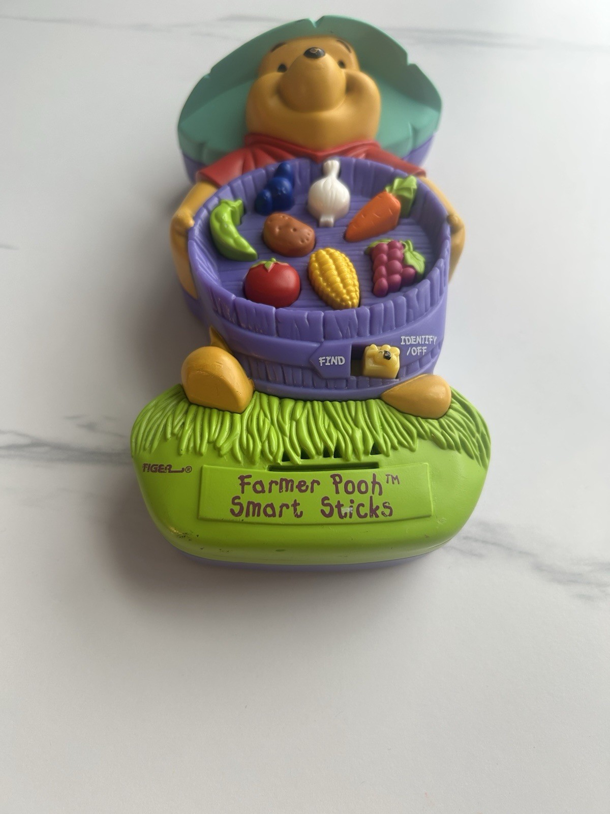 Vintage 1997 Farmer Pooh Smart Sticks Tiger Electronics Disney Learning Game