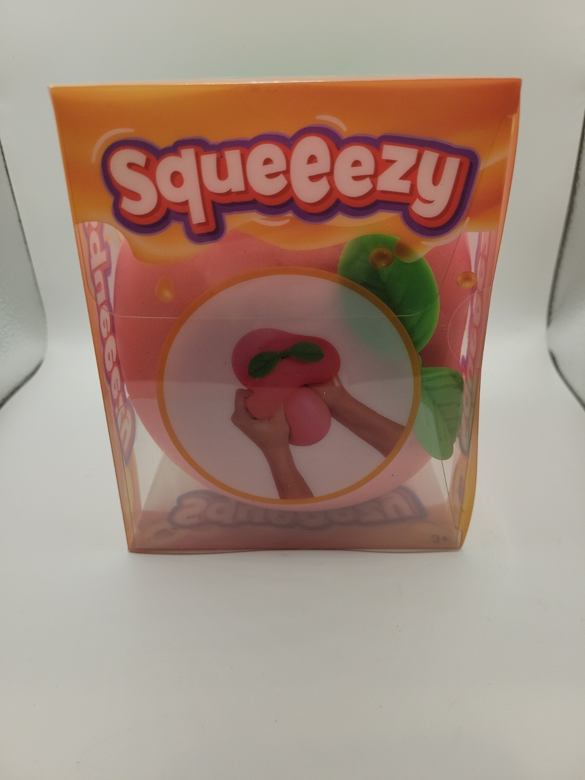Jumbo SQUEEEZY Peach Squishy Sensory Toy Brand New in Box! Sealed