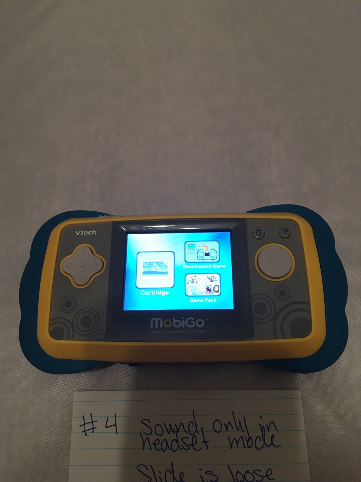 VTech MobiGo Touch Learning System Youth Educational #4 READ important