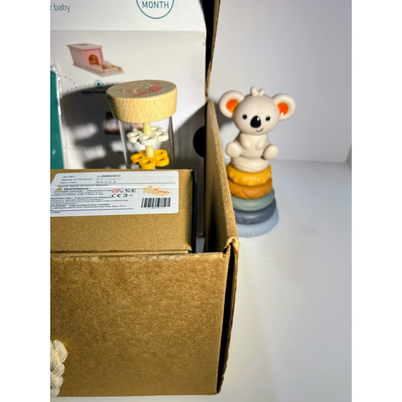 MONTESSORI ( 7-12 months) Subscription Box (BOX OF SENSORY & EDUCATIONAL TOYS )
