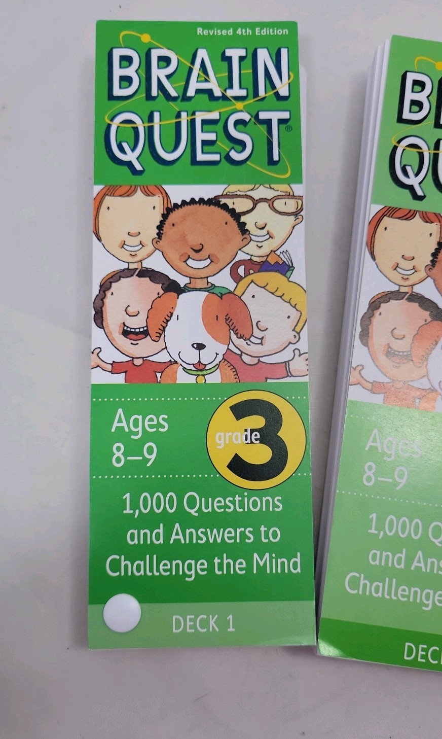 Brain Quest 3rd Grade Q&A Cards Ages 8-9 Learning Educational Travel Game