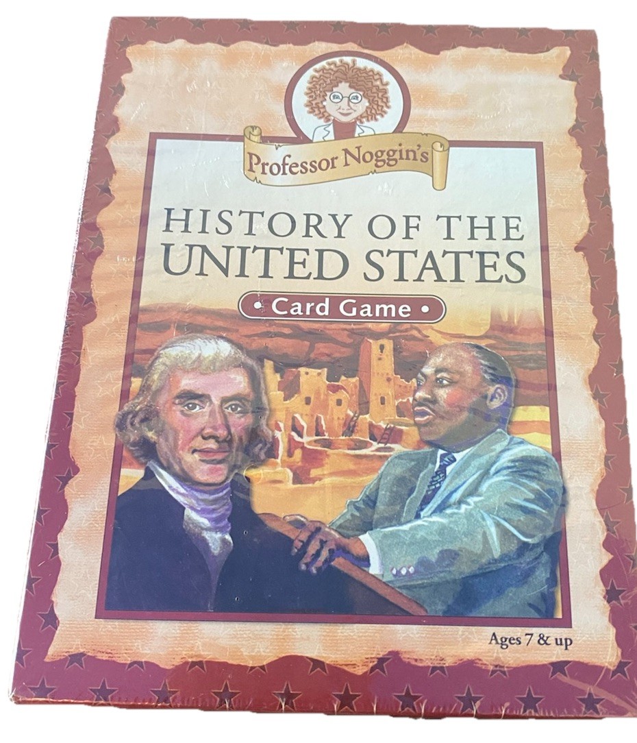 Professor Noggin’s Educational Card Game #29 History of the United States New!