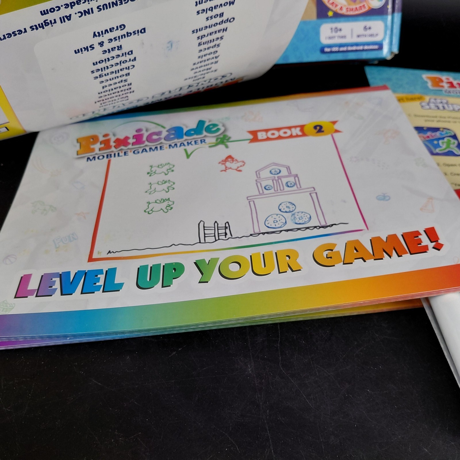 Pixicade Mobile Game Maker Learning System Create 1200 Games STEM 6+ 10+ STEAM