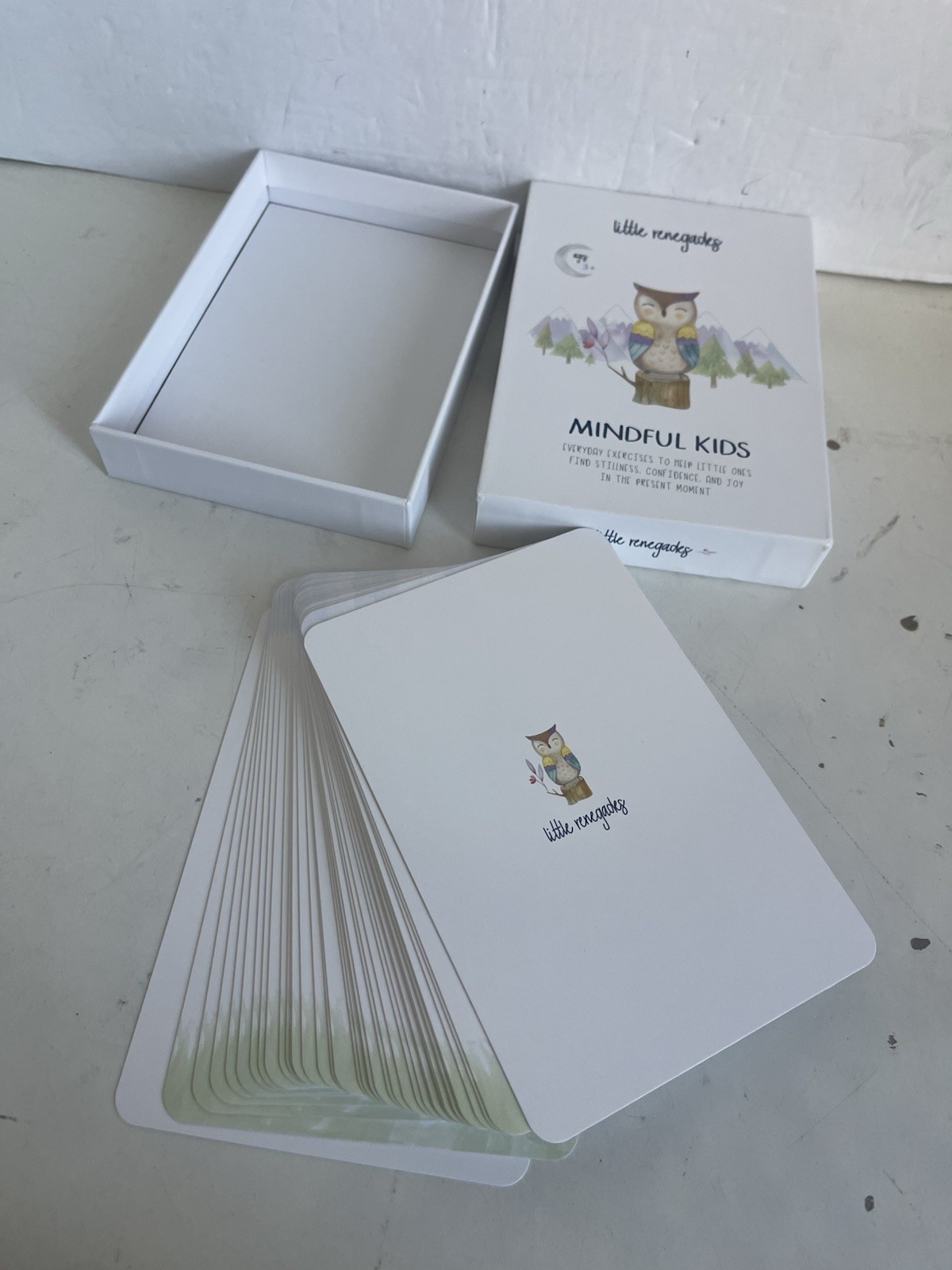 Little Renegades Mindful Kids Cards Ages 3+ Eveyday Exercises of Mindfulness