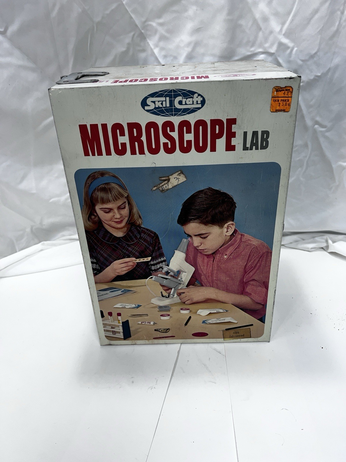 3 1960s Science Kits: Skil-Craft Chemistry & Microscope Remco Weather Station