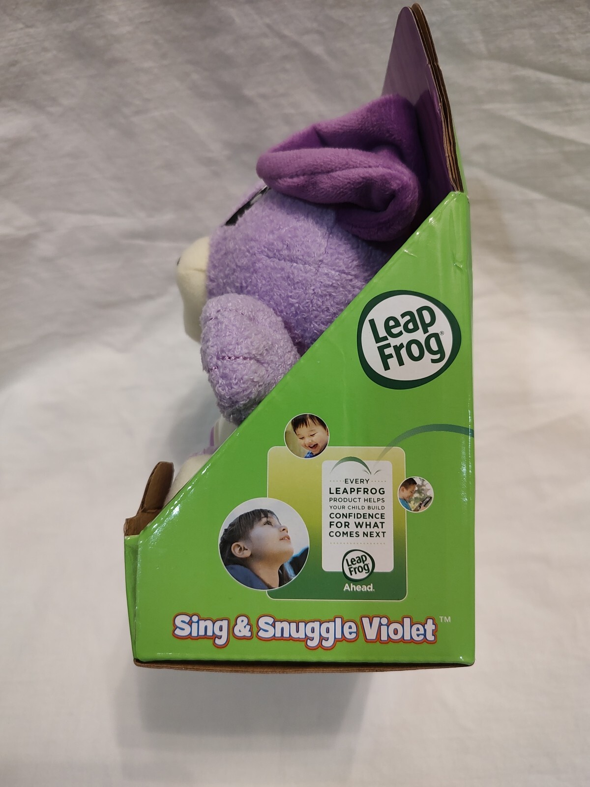 Leap Frog Sing & Snuggle On-The-Go Interactive Plush Puppy 6+ Months VIOLET NEW