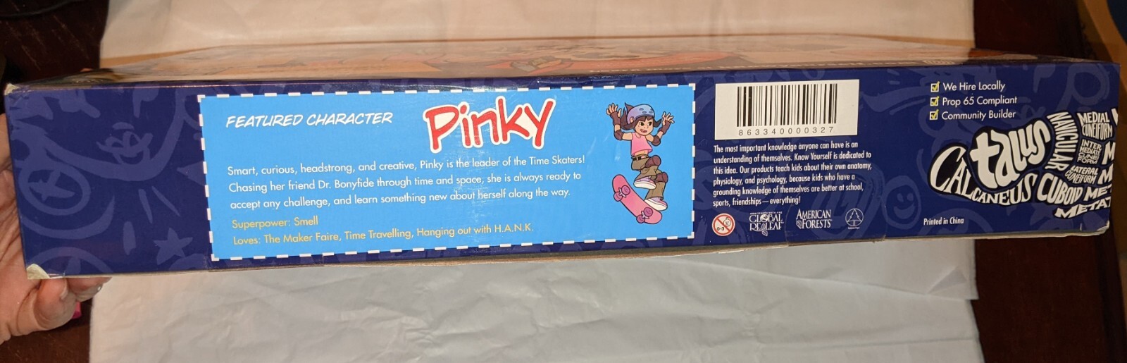 NIB Dr Bonyfide’s Anatomy Adventure Bone Box Bazaar Tillywig BRAIN CHILD Award!