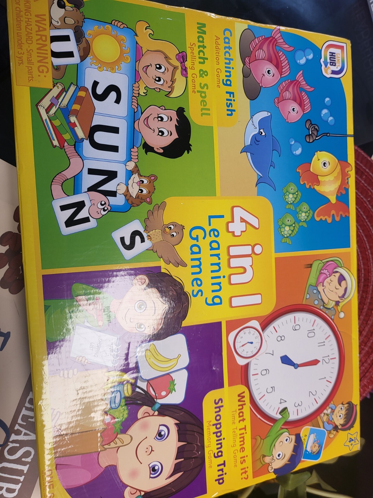 4 In 1 Learning Games