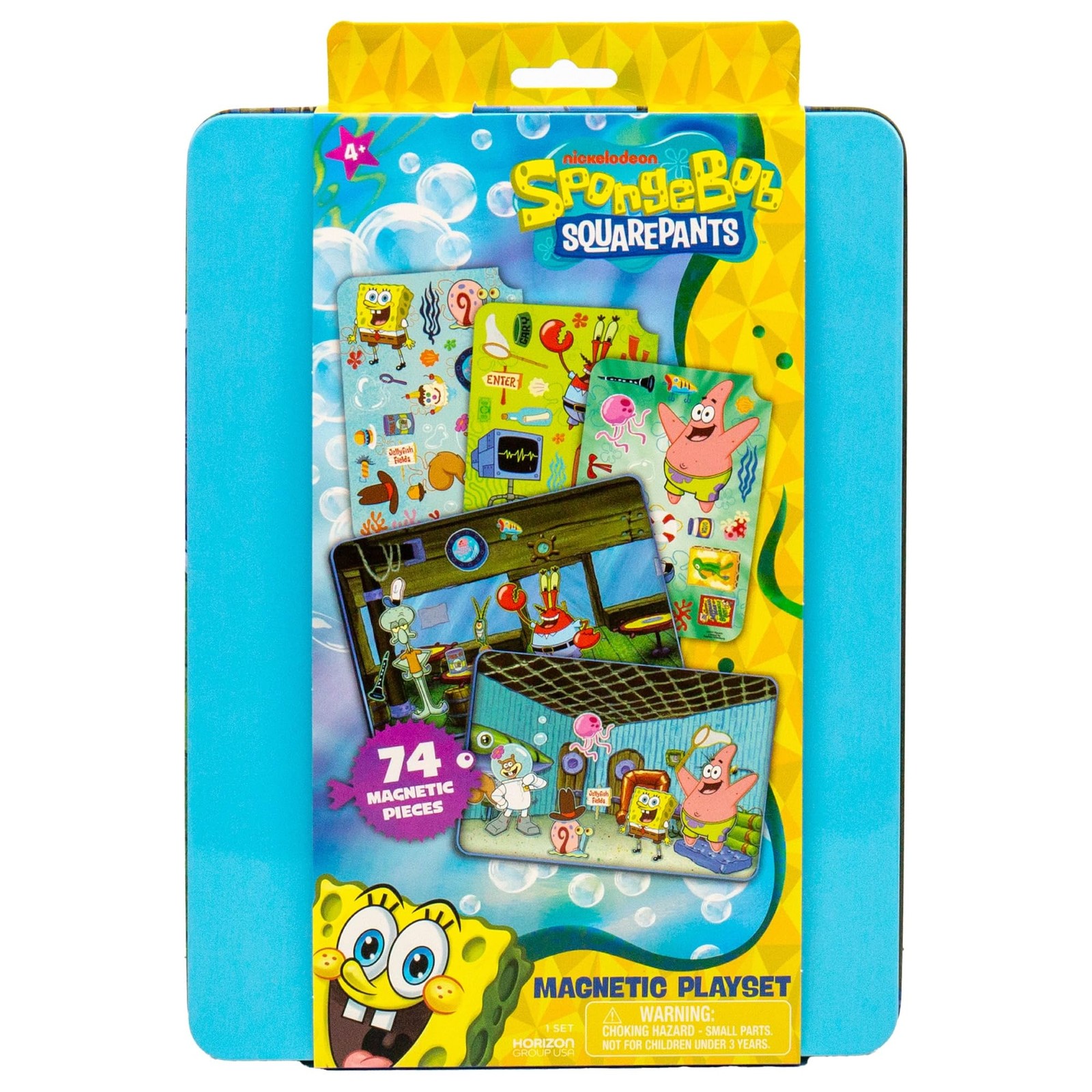 Spongebob Squarepants Magnetic Playset, 7.16 x 1.57 x 9.57 inches,