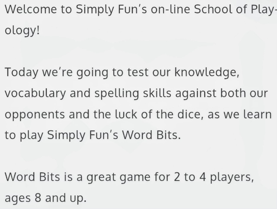 Brand New ⭐ Simply Fun “WORD BIT” *Spelling *Cognitive Skills *Increase Vocab.