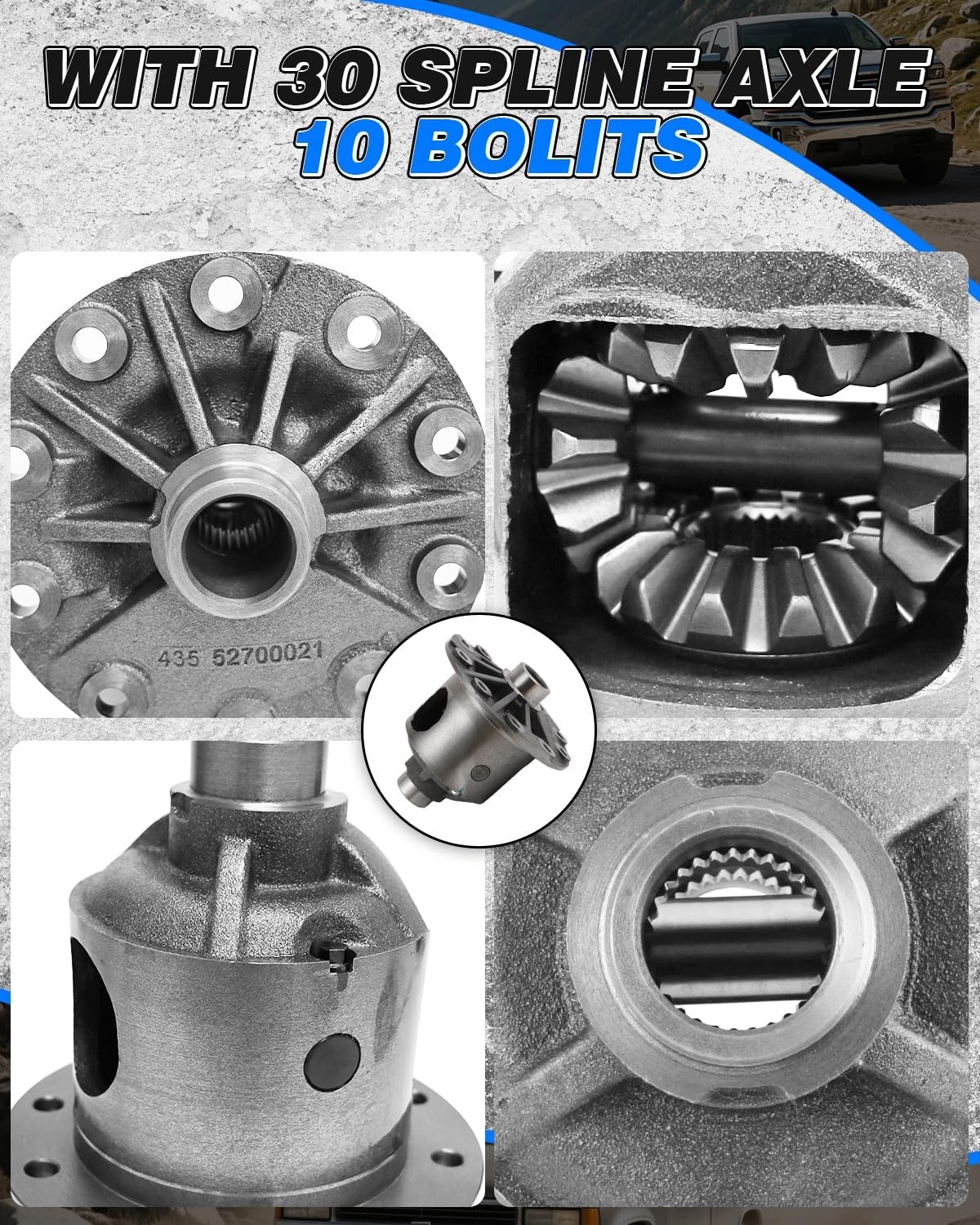Limited-Slip Differential Locker Chevy GMC 8.5 10 Bolt