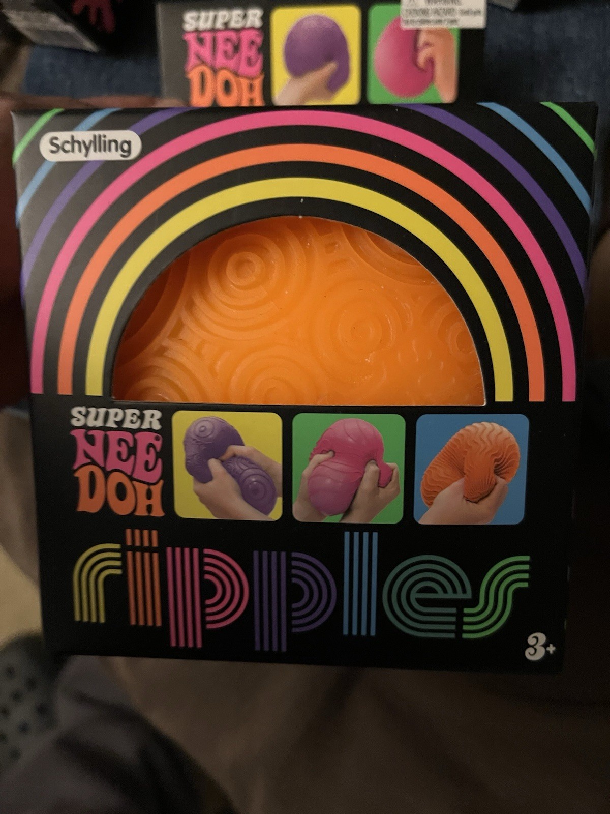 Ripples NeeDoh green and orange XL set of 2