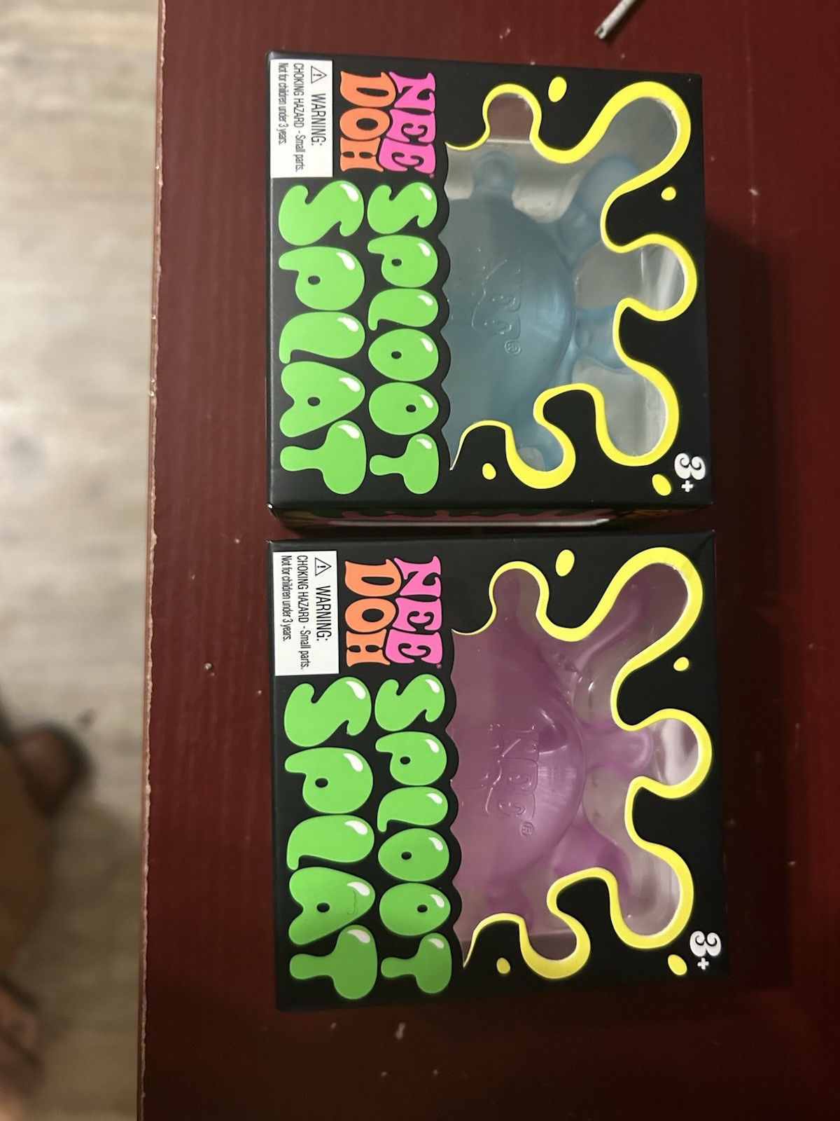 NeeDoh Sploot Splat FOUR- ALL colors green, blue, purple, pink