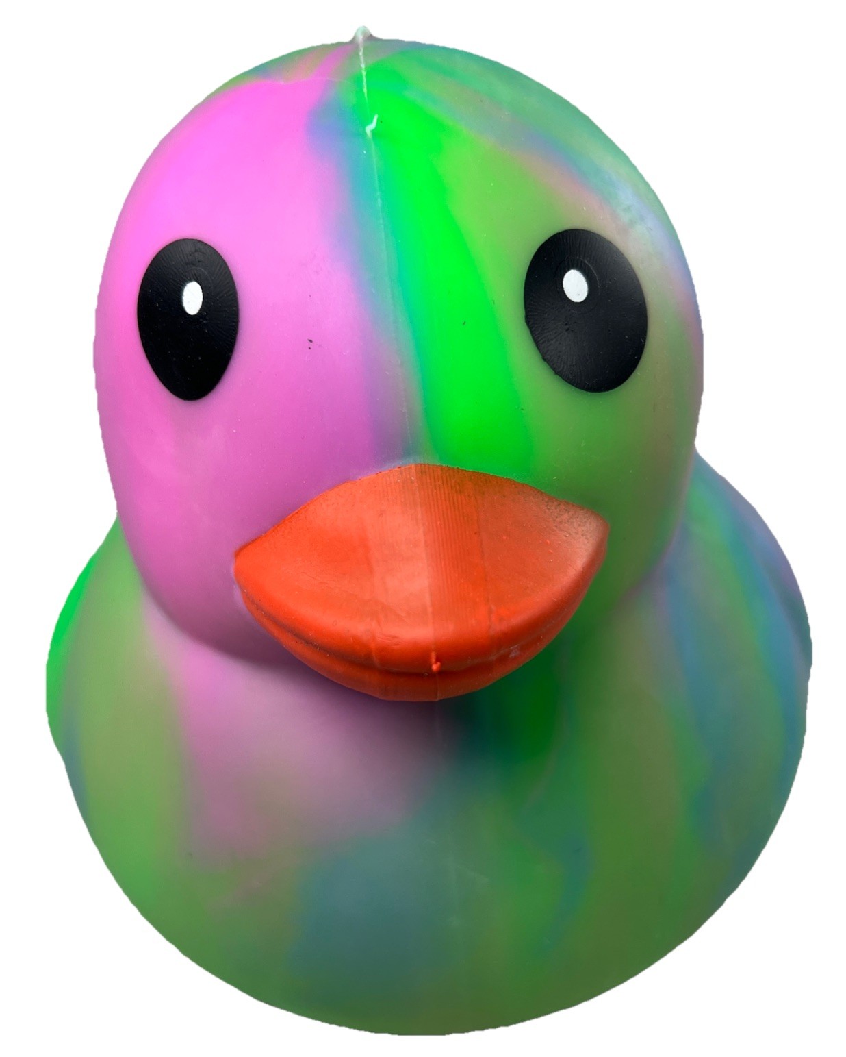 Sunny Days Jumbo Squeezy Duck Tie-Dye Squishy Toy New With Tags Authentic