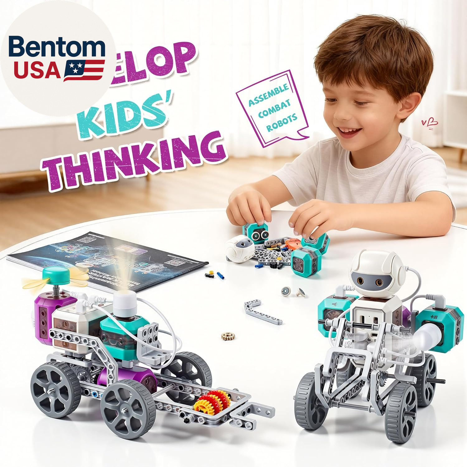 24-IN-1 STEM Circuit Science Experiments Robotics Kits Toys for Kids Ages 8-12 9